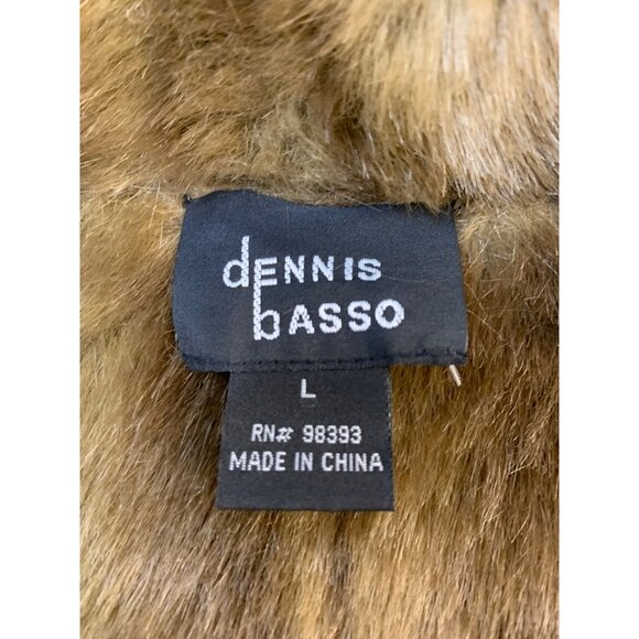 VTG 90s Rare Dennis Basso Reversible Faux Fur Suede Parka Coat Hood RR10730 Mid - Picture 11 of 15